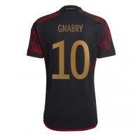 Maglie da calcio Germania Serge Gnabry #10 Seconda Maglia Mondiali 2022 Manica Corta